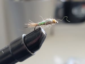  Copper John is a heavily weighted nymph pattern that imitates various nymph