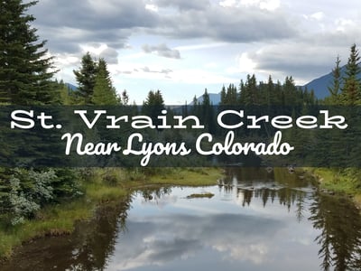 St. Vrain Creek near Lyons Colorado