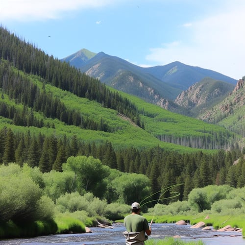 Taylor River in Colorado
