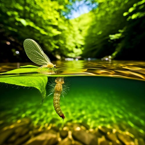 mayfly hatching