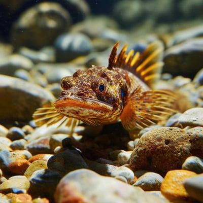 sculpin in colorado river bed
