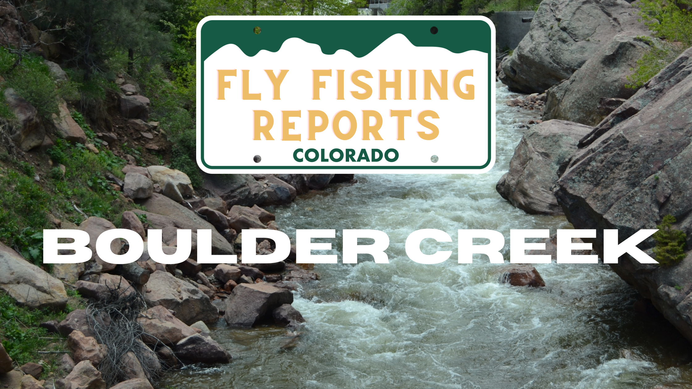 Angler casting into Boulder Creek near Eben G. Fine Park during winter