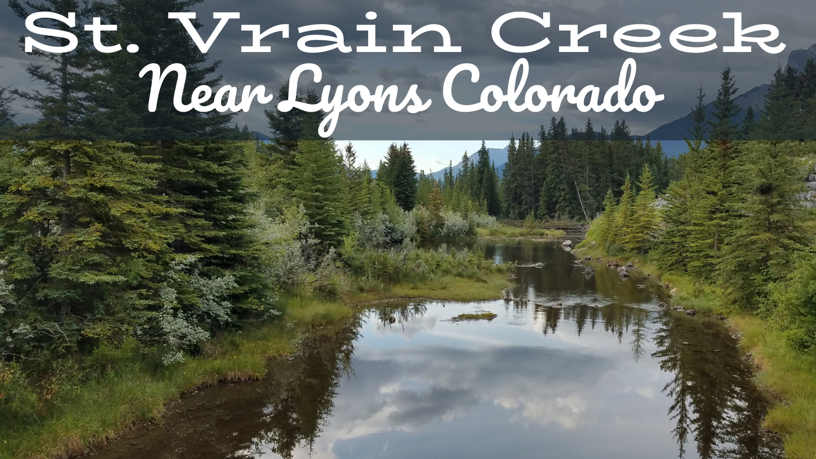 St. Vrain Creek near Lyons Colorado