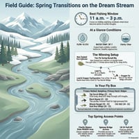 The Dream Stream is never subtle in winter. It is open, exposed, and brutally honest about mistakes. When conditions tighten it rewards anglers who slow down 