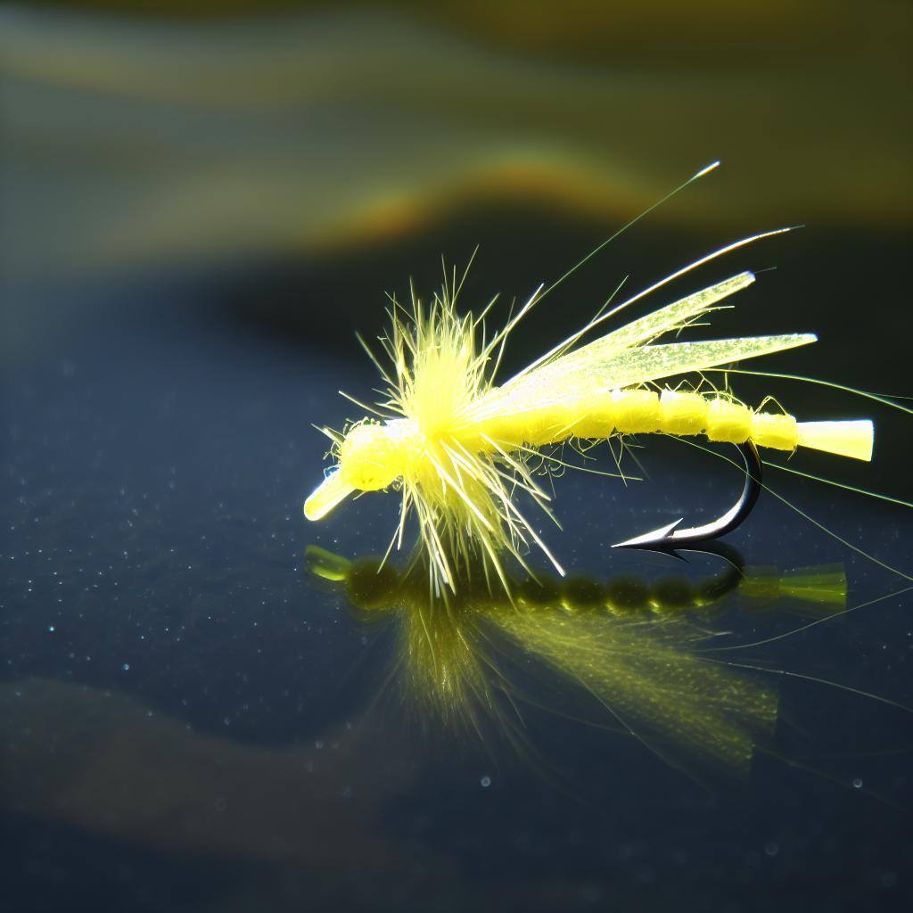 Yellow Sally Stimulator Fly for Fly fishing from Rise Beyond Fly Fishing a Fly Shop in Denver Colorado