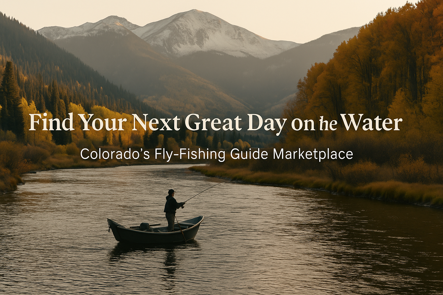 guidebank a colorado marketplace for fly fishing guides.